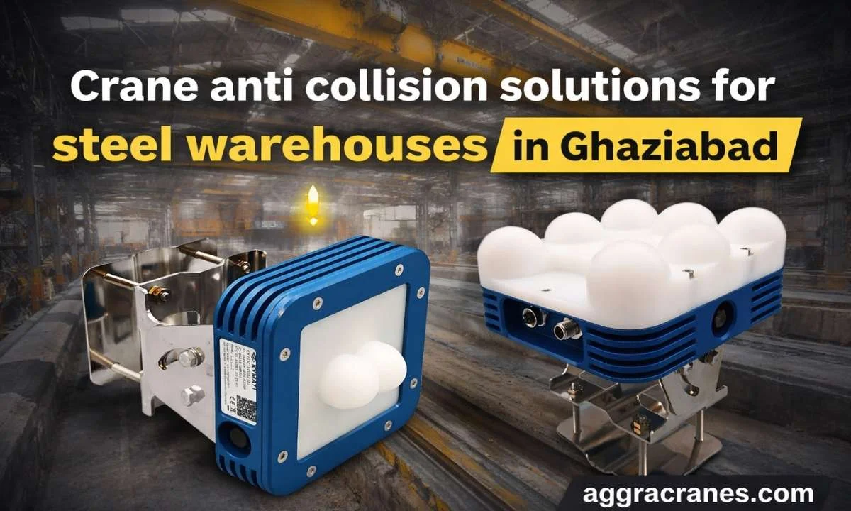 Crane anti collision solutions for steel warehouses in Ghaziabad
