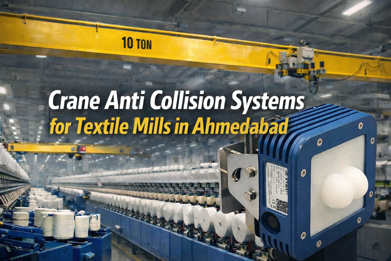 Crane anti collision systems for textile mills in Ahmedabad
