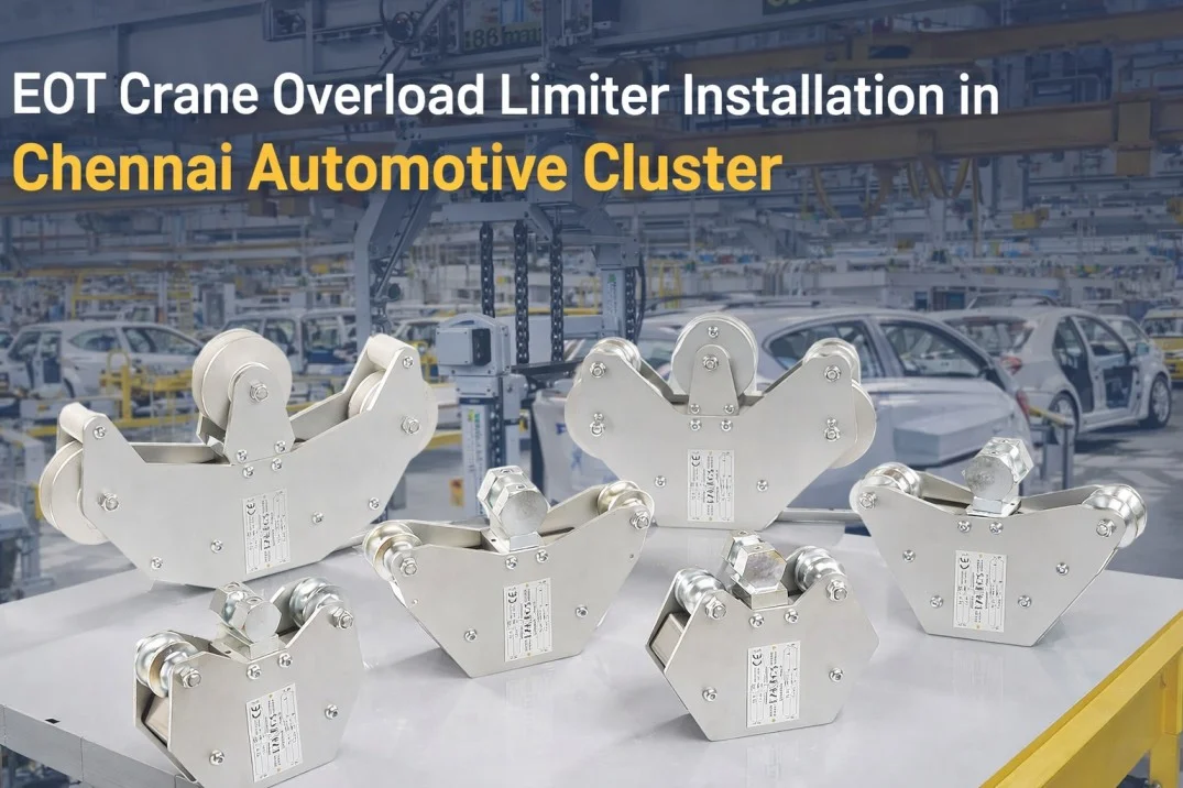 EOT crane overload limiter installation in Chennai automotive cluster