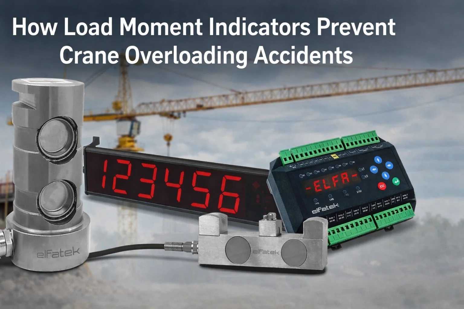 load moment indicator for crane safety