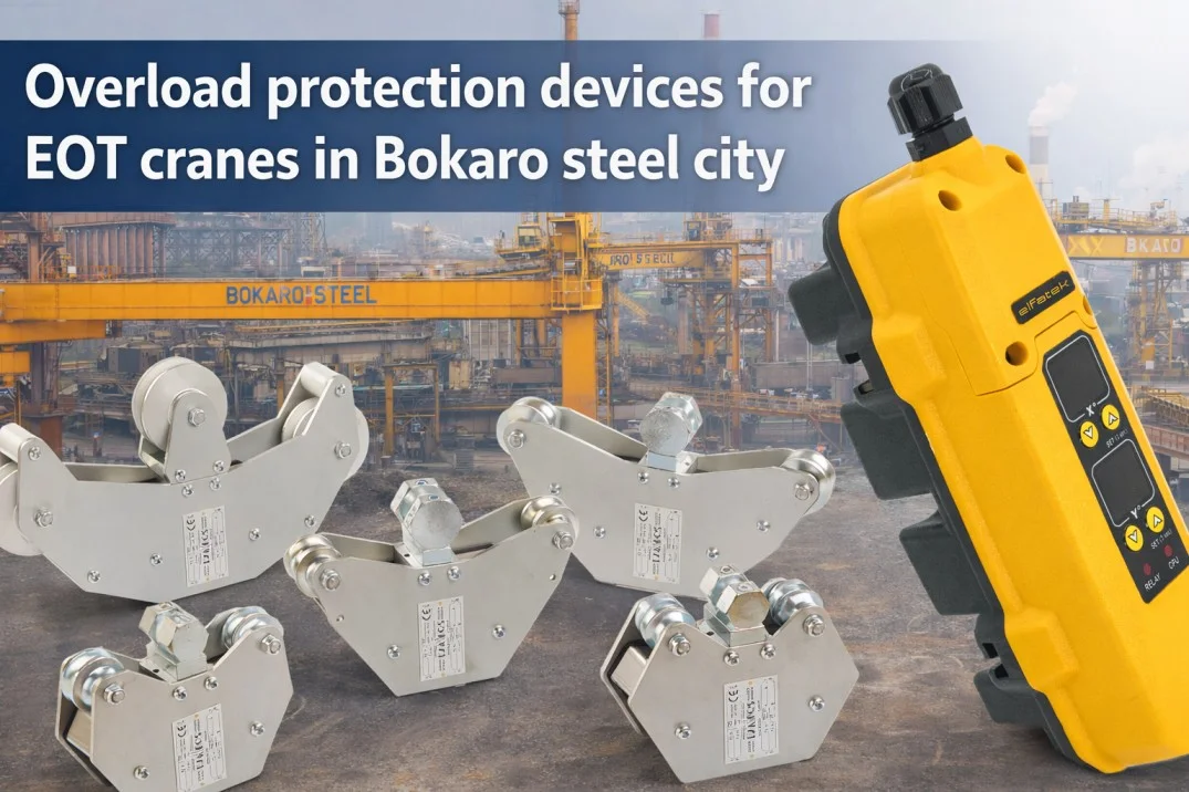 Overload protection devices for EOT cranes in Bokaro steel city