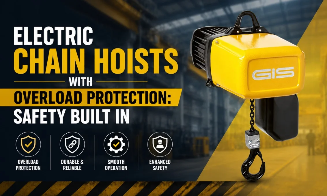 Electric Chain Hoists with Overload Protection Safety Built In